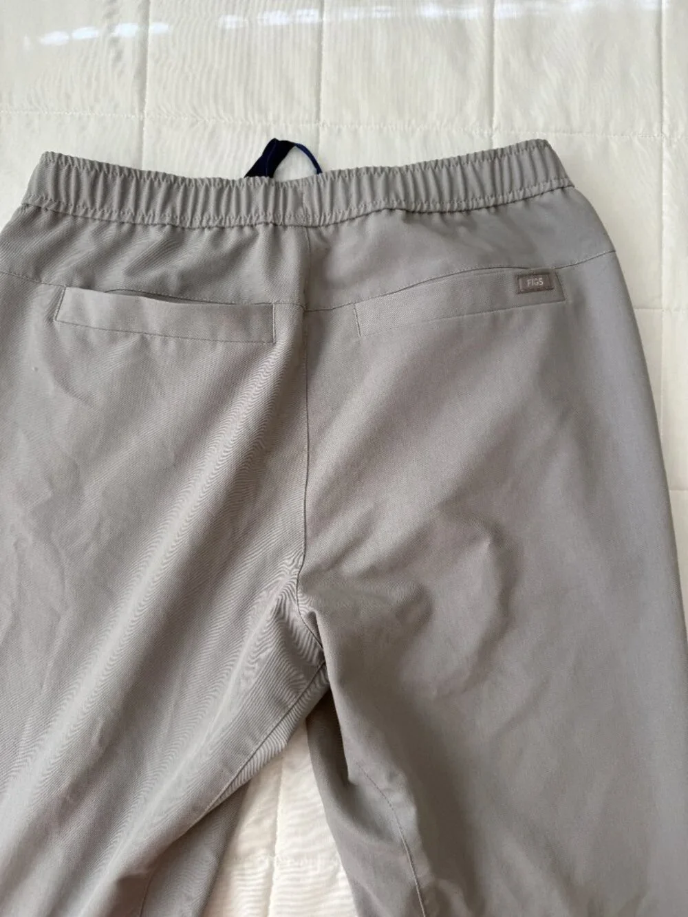 FIGS Technical Collection Jogger Scrub Pants Gray Size Medium
